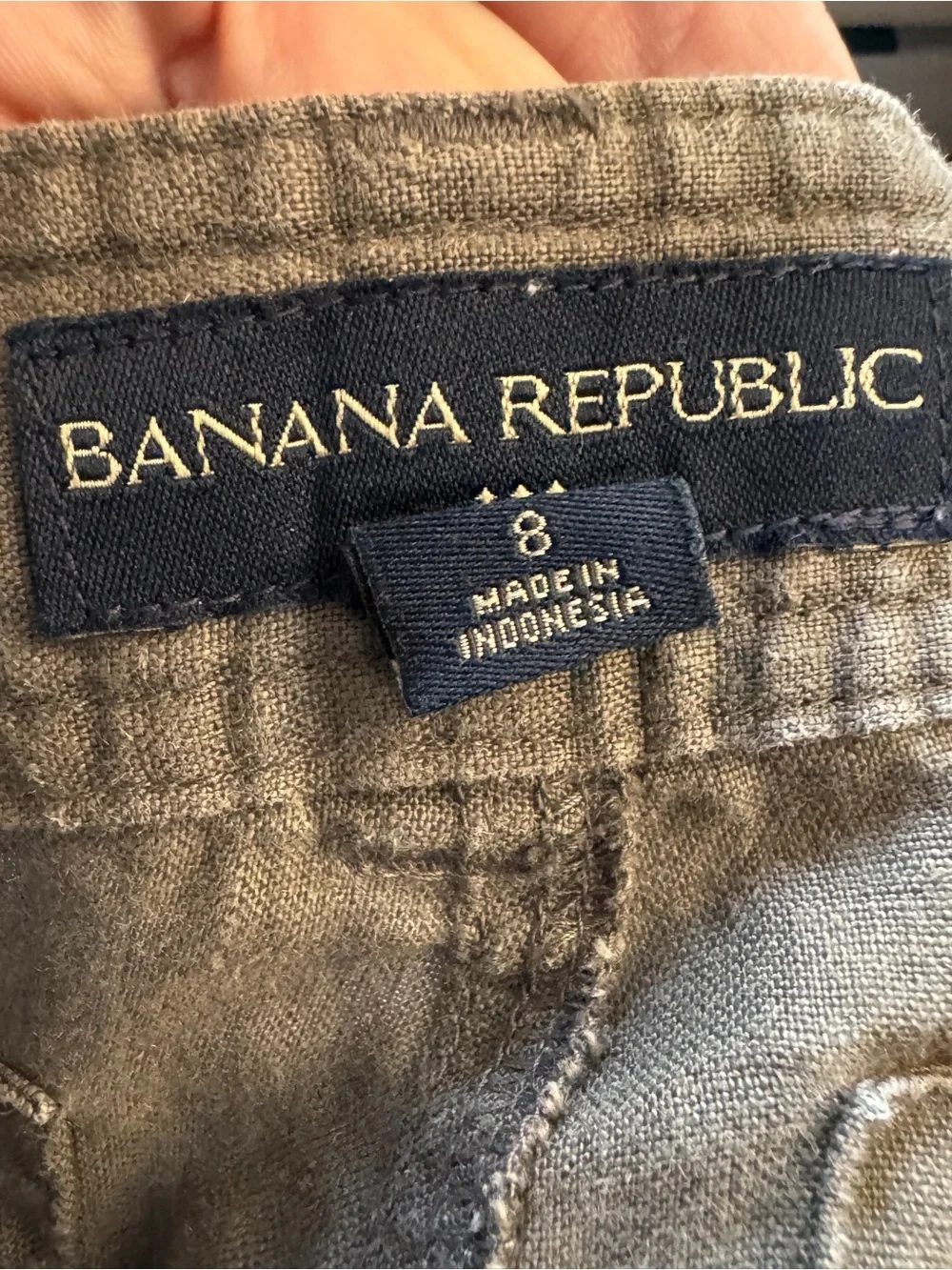 Banana Republic Olive Cargo Capris